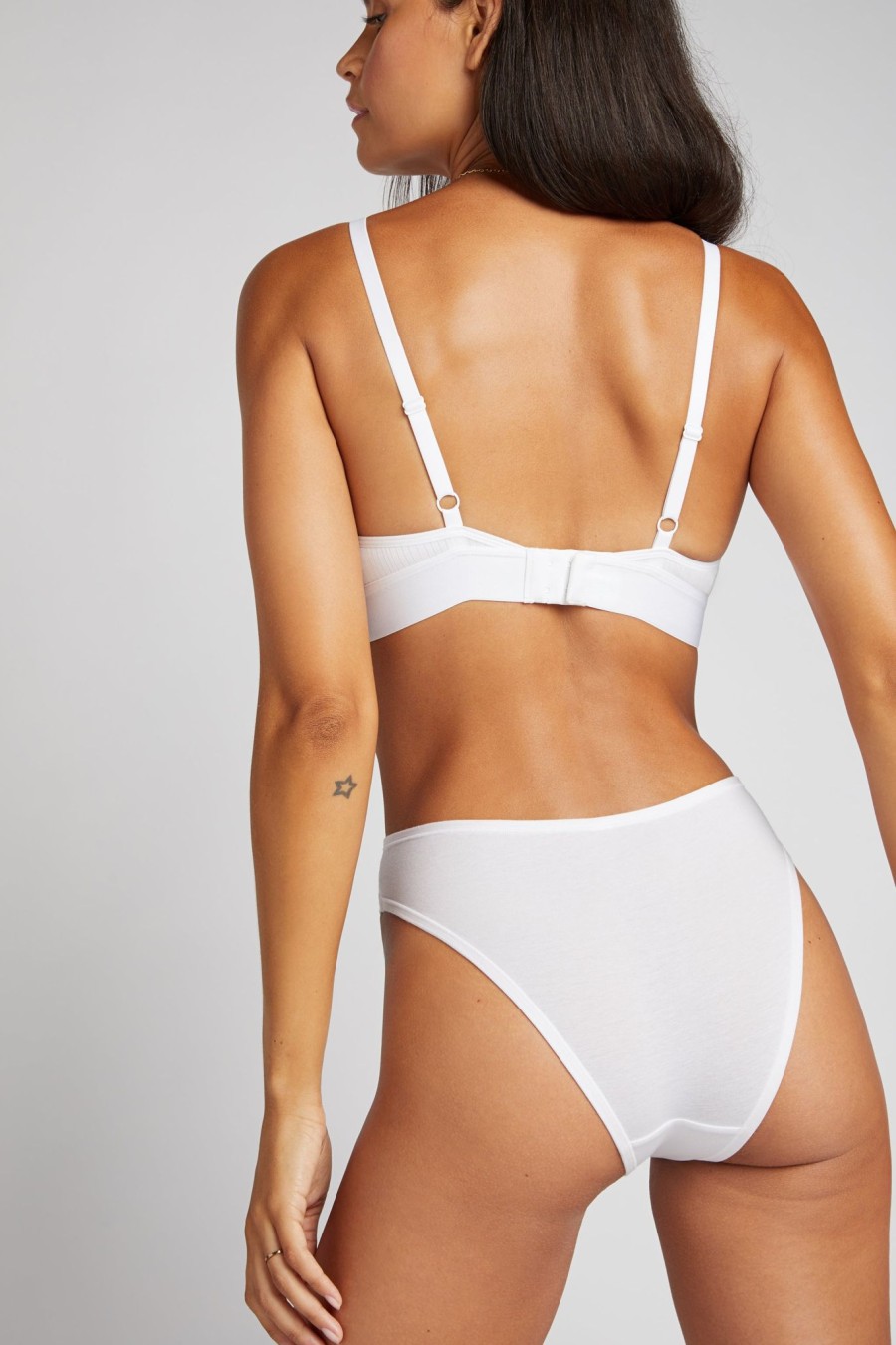 Bras Negative Underwear | Whipped Triangle Bra White