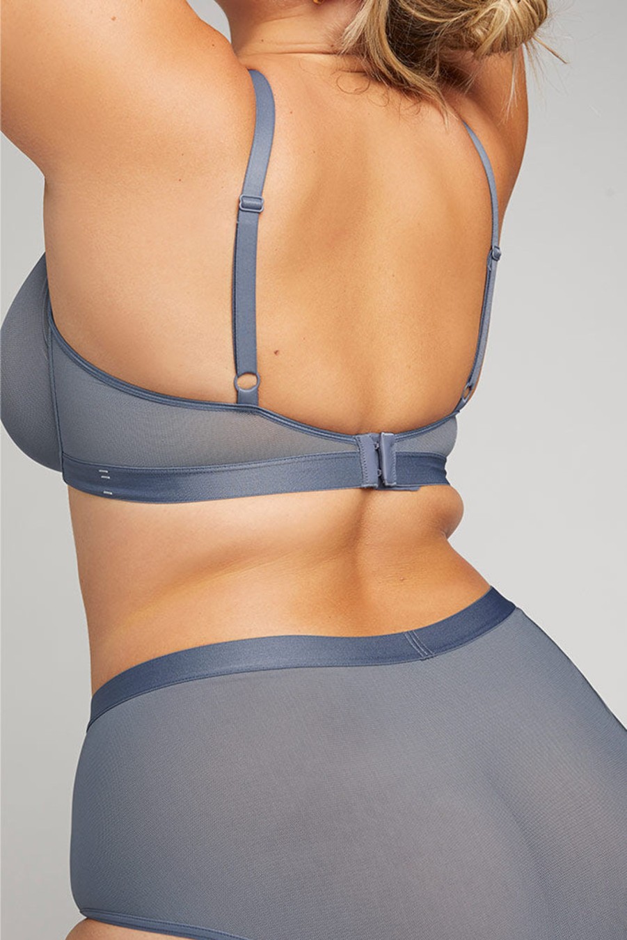 Bras Negative Underwear | Sieve Demi Bra Slate