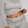 Whipped Negative Underwear | Whipped Baby Long Sleeve Heather Grey