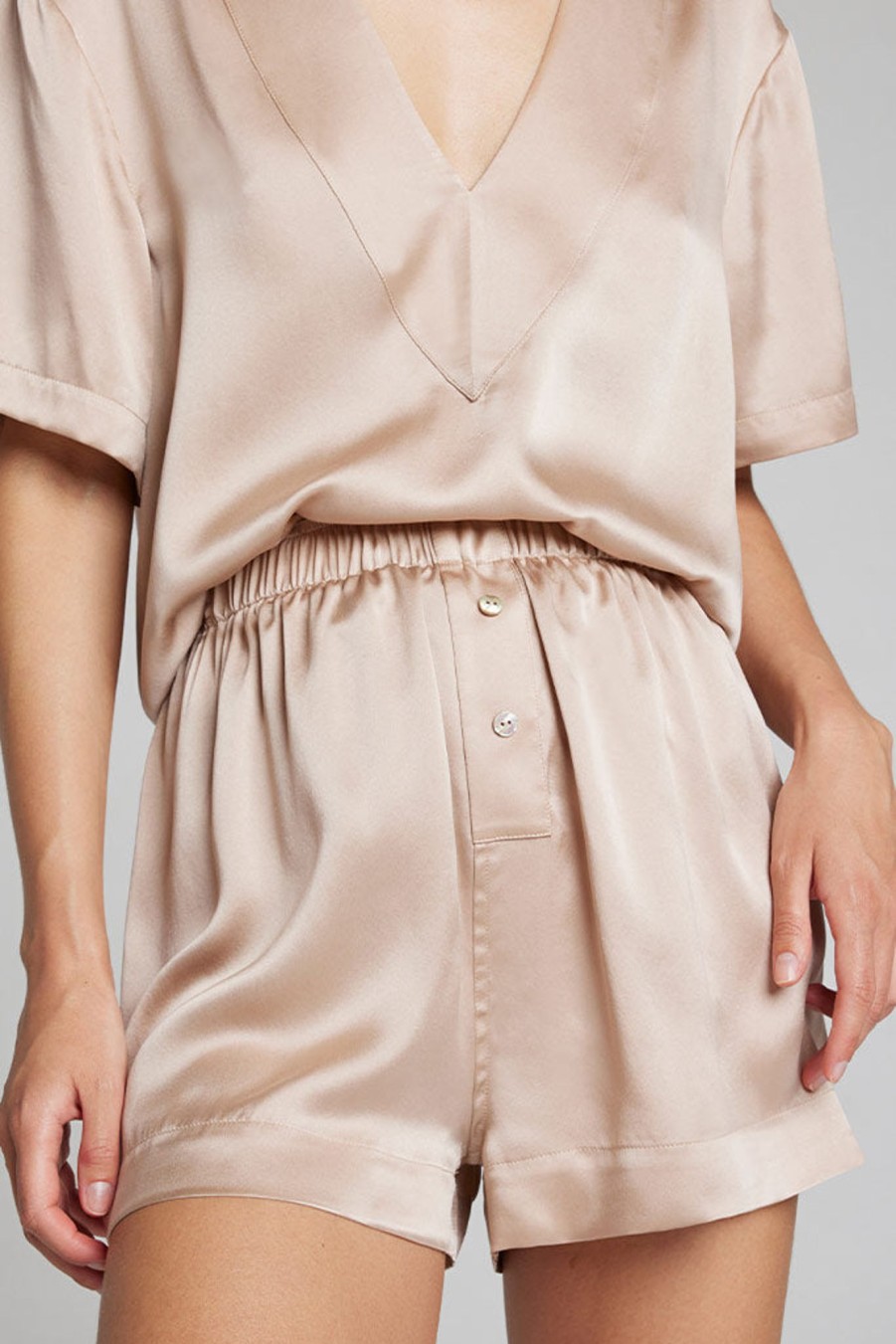Sleep Negative Underwear | Eclipse Silk Boxer Fizz