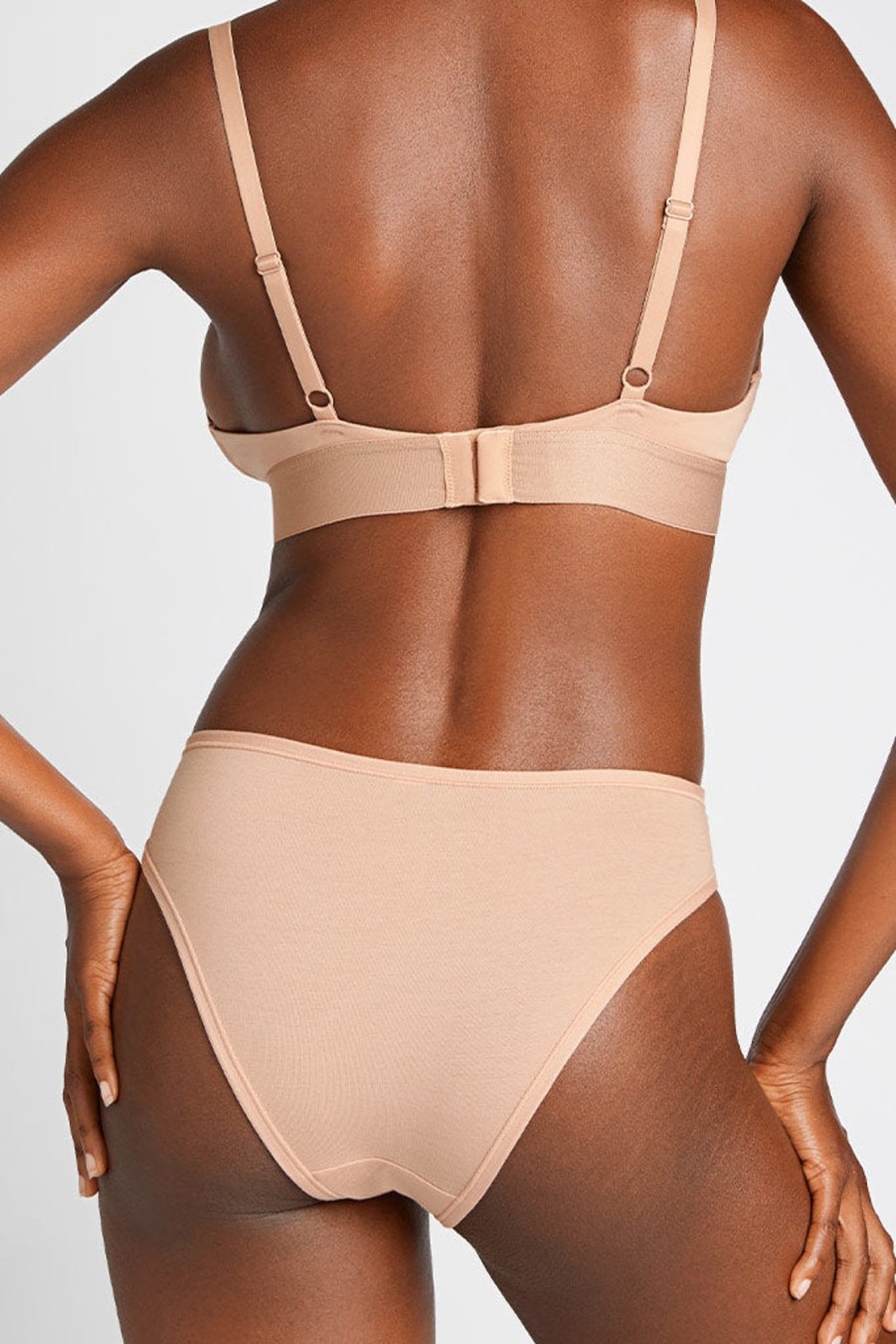 Bras Negative Underwear | Cotton Triangle Bra Buff