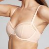 Bras Negative Underwear | Sieve Balconette Bra Peach