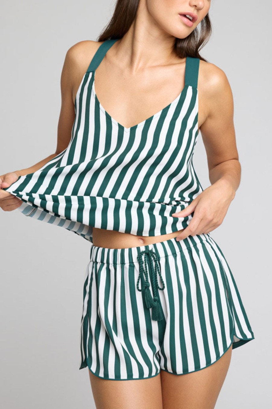 Sleep Negative Underwear | Supreme Tank Ivy Stripe
