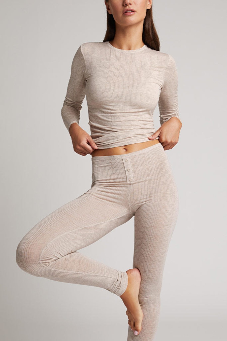 Whipped Negative Underwear | Whipped Long Underwear Sand