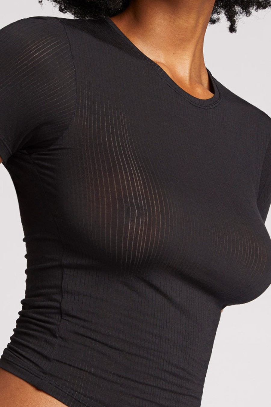 Whipped Negative Underwear | Whipped Baby Tee Black
